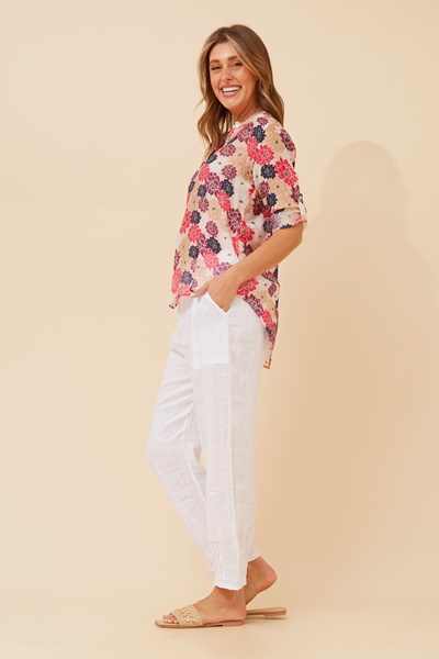 ROMINA FLORAL BLOUSE
