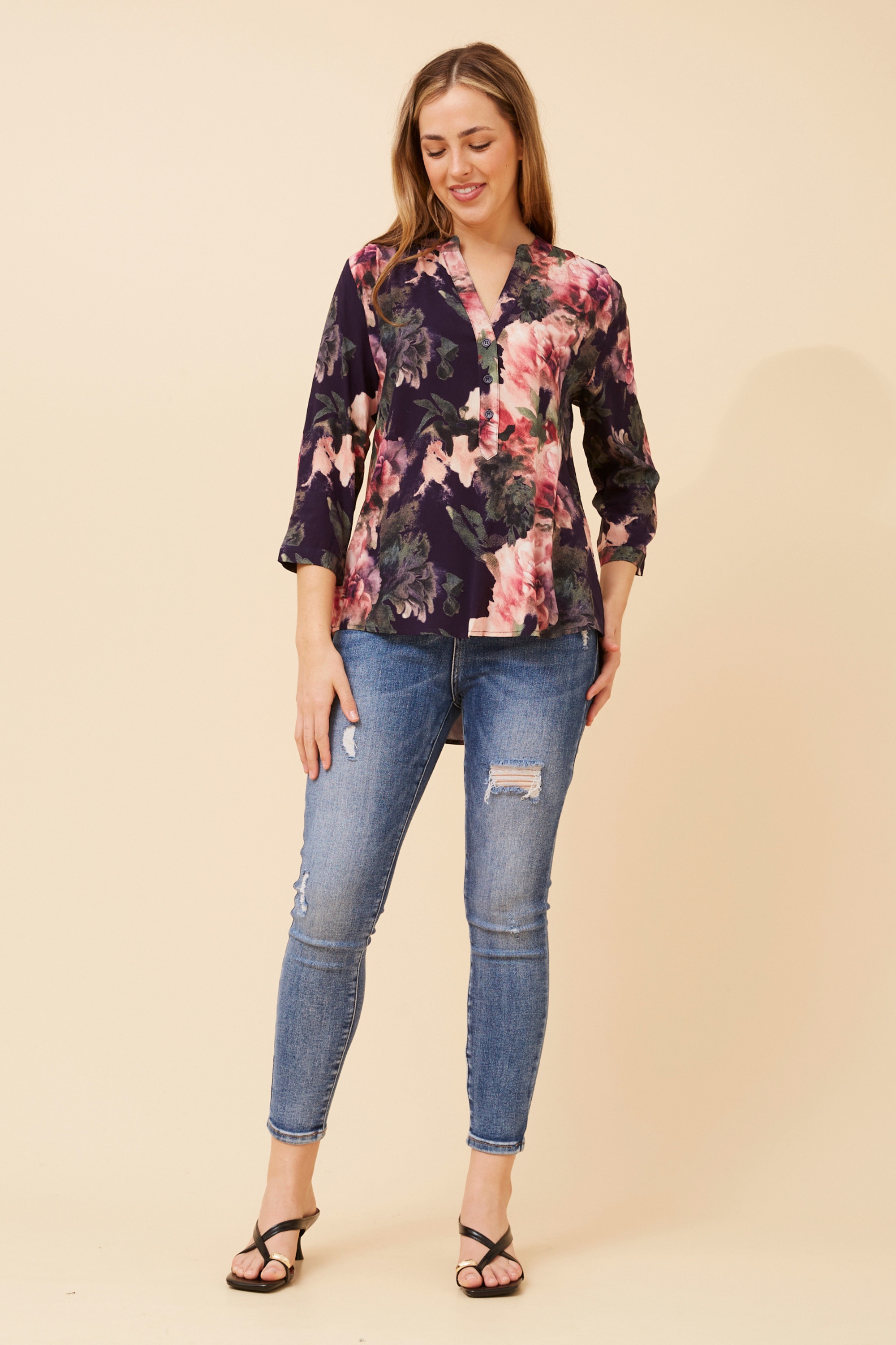 ROMINA FLORAL BLOUSE