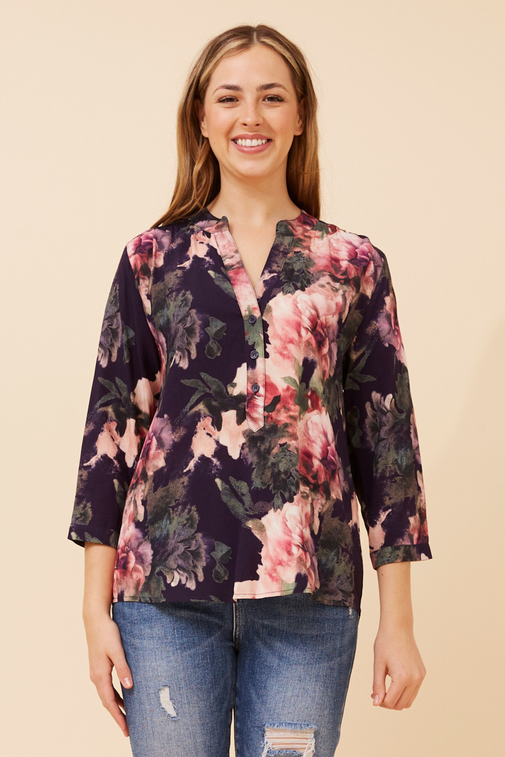 ROMINA FLORAL BLOUSE