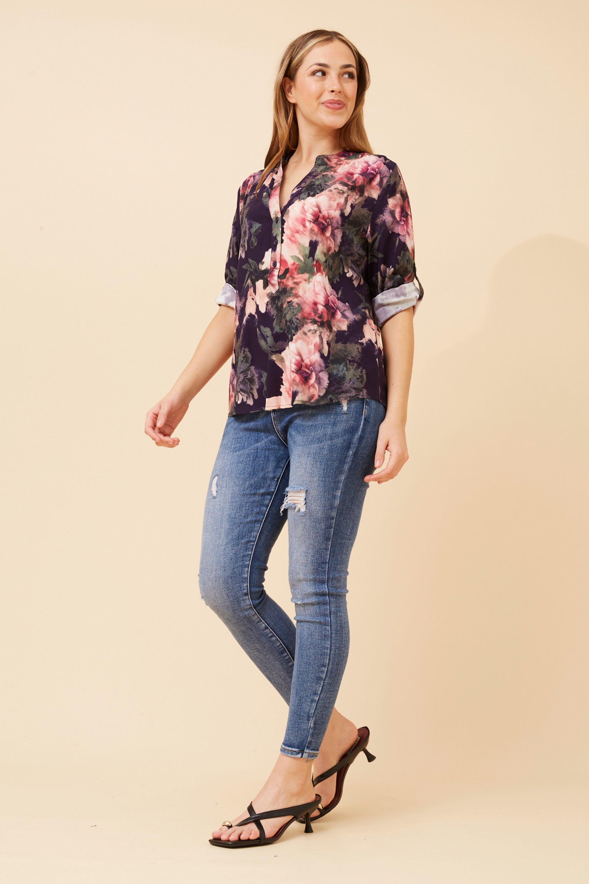 ROMINA FLORAL BLOUSE