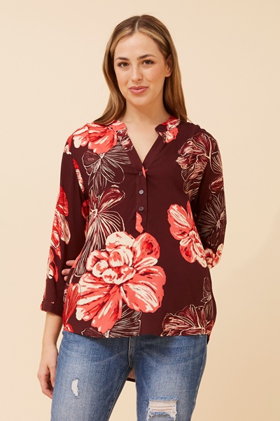 ROMINA FLORAL BLOUSE