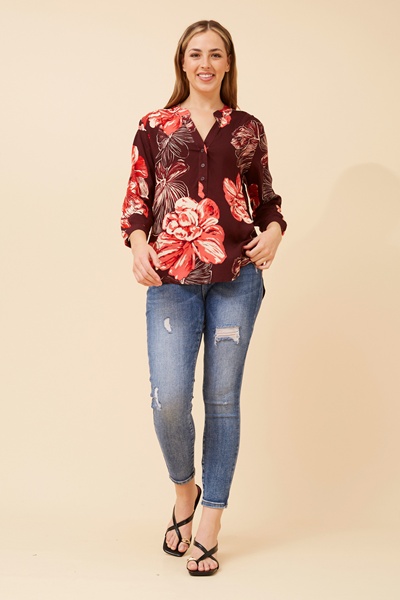 ROMINA FLORAL BLOUSE