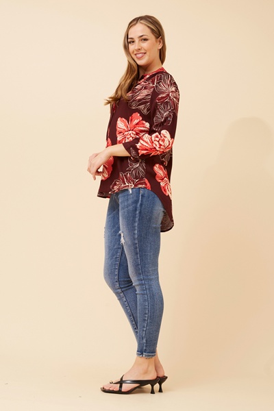 ROMINA FLORAL BLOUSE