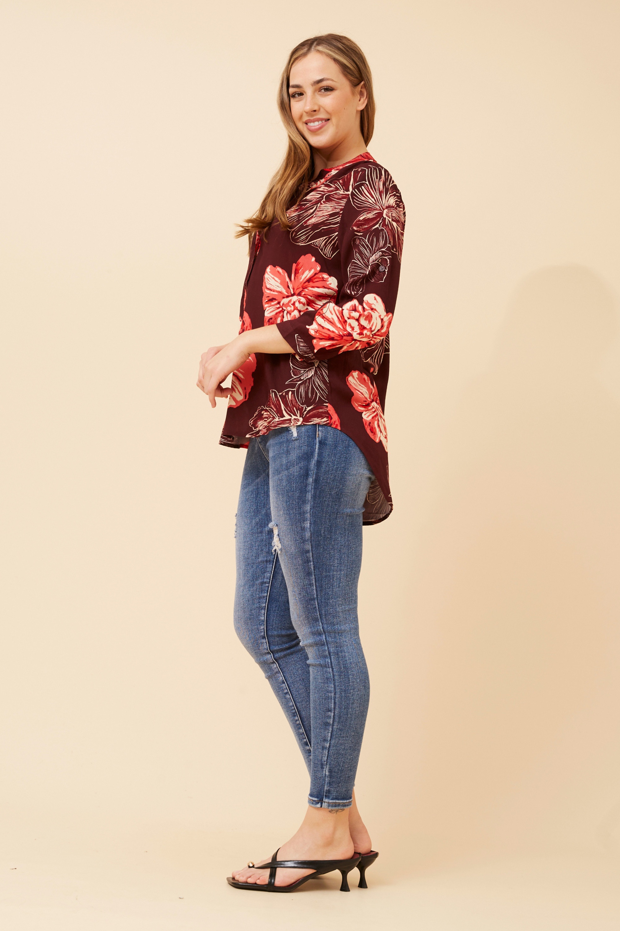 ROMINA FLORAL BLOUSE