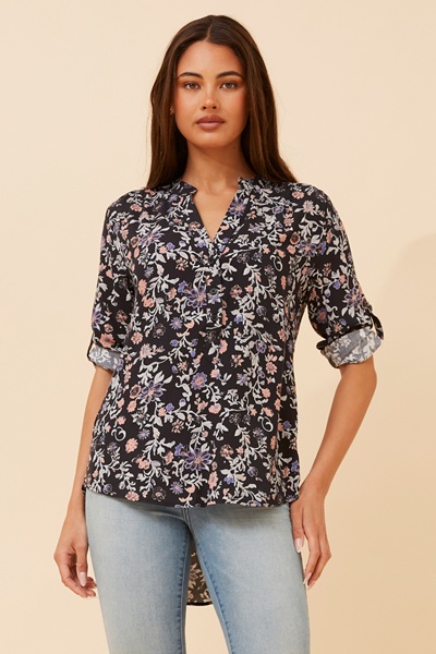 ROMINA FLORAL PRINT BLOUSE