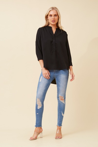 ROMINA SOLID BLOUSE
