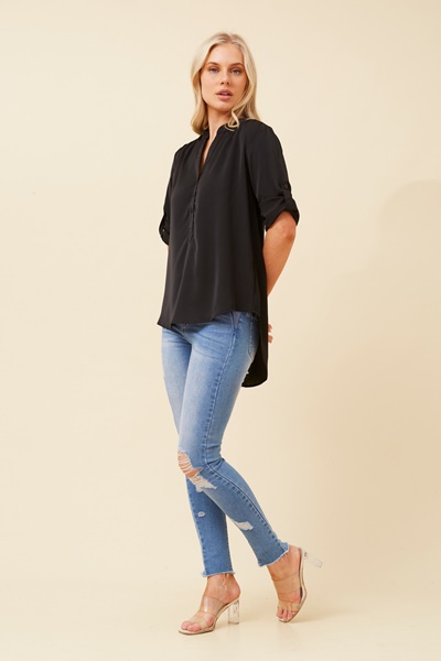ROMINA SOLID BLOUSE