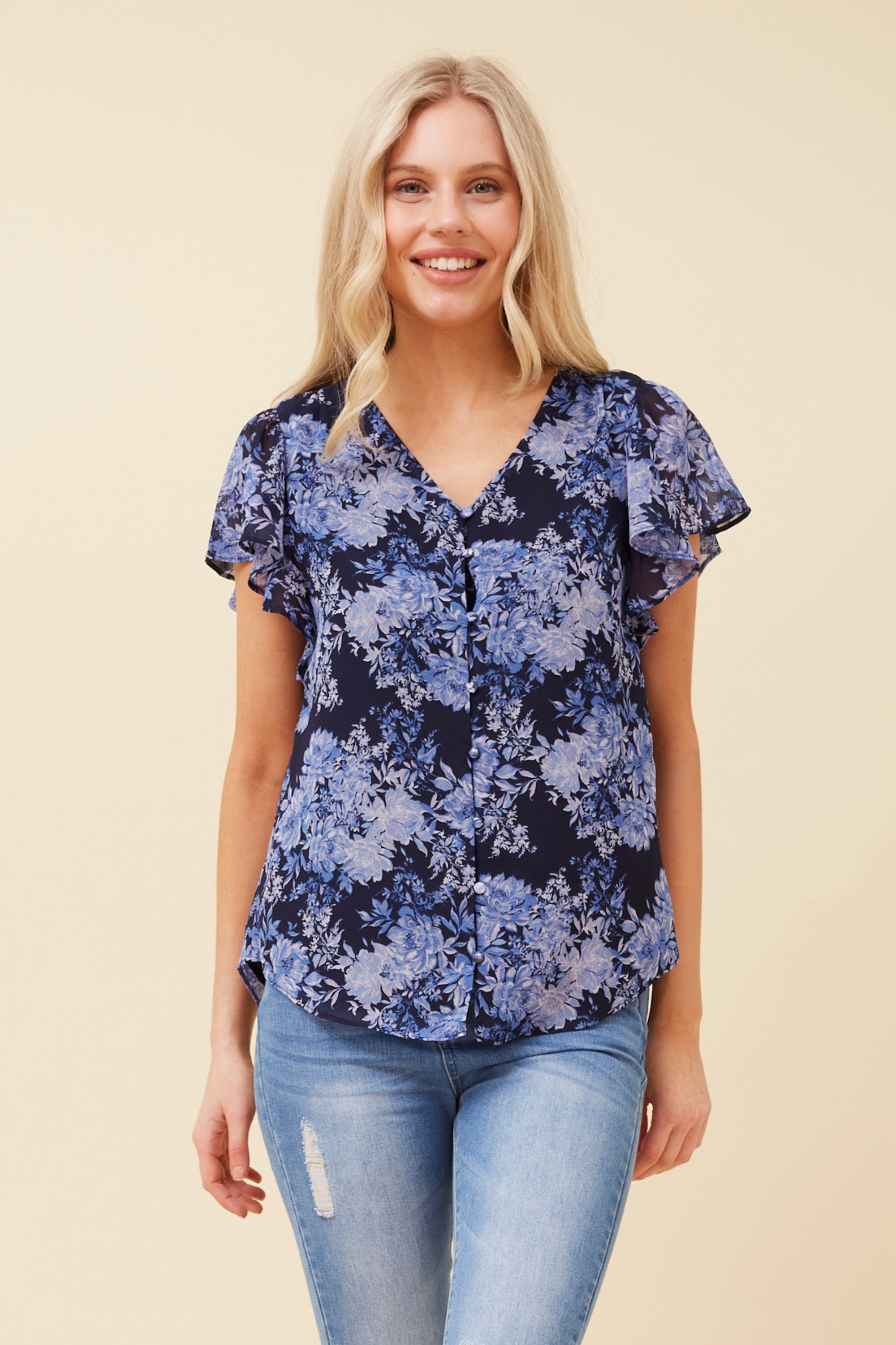 ROMY FLORAL TOP