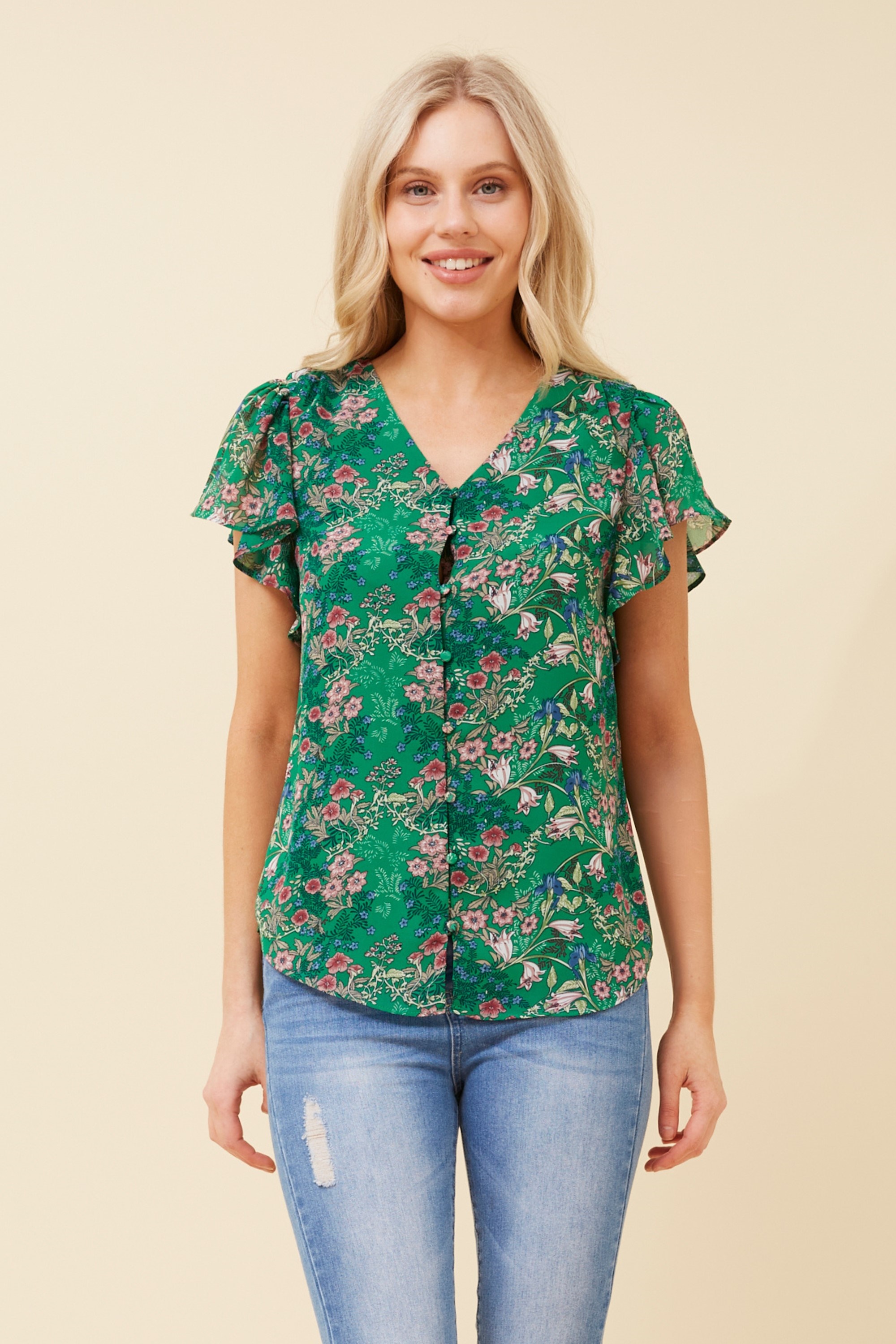 ROMY FLORAL TOP