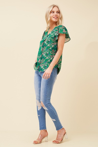 ROMY FLORAL TOP