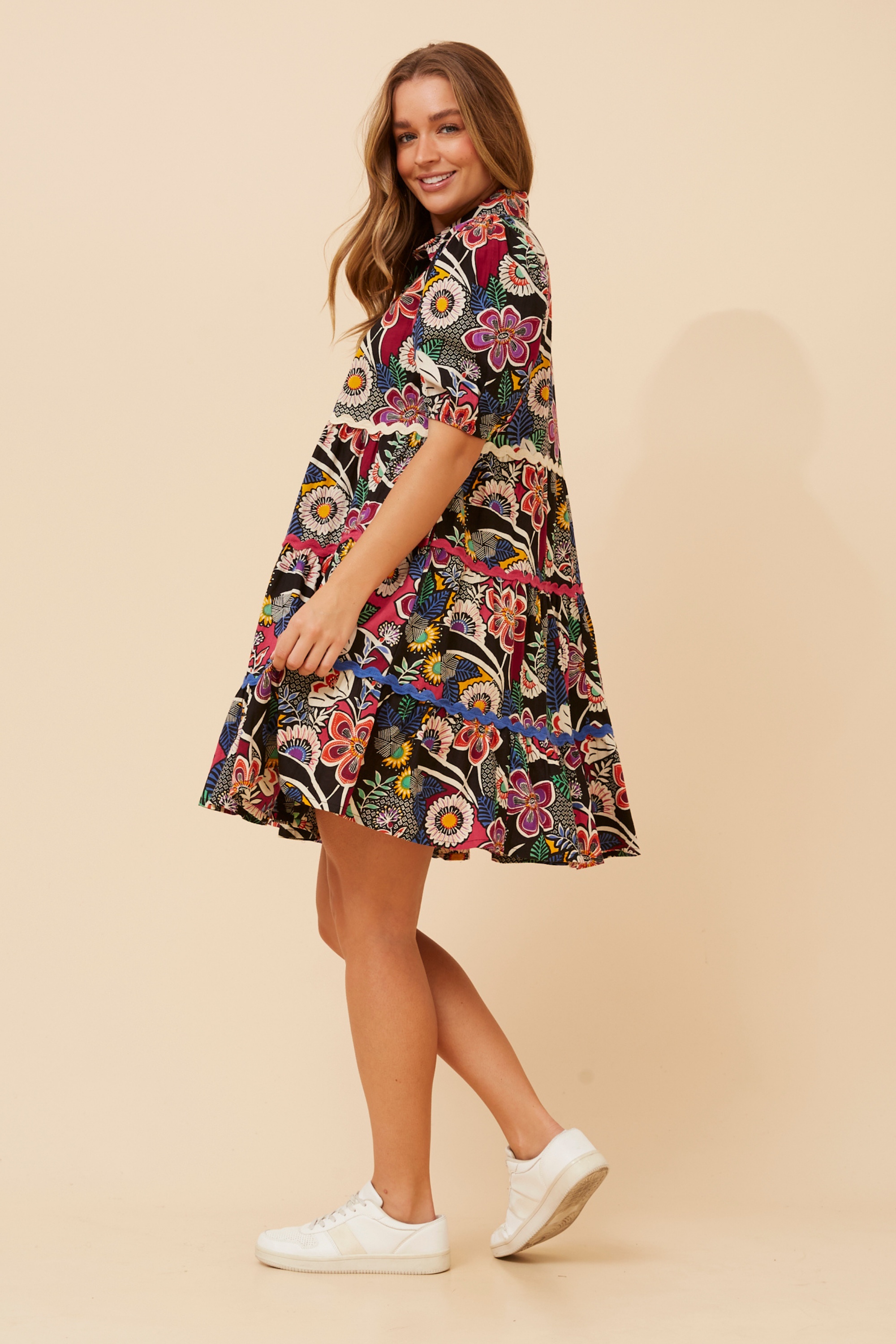 RONIKA FLORAL PRINT DRESS
