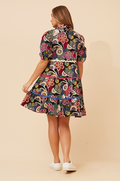 RONIKA FLORAL PRINT DRESS