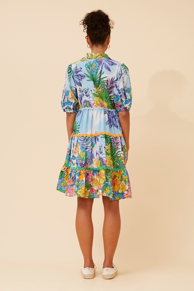 RONIKA TROPICAL PRINT DRESS