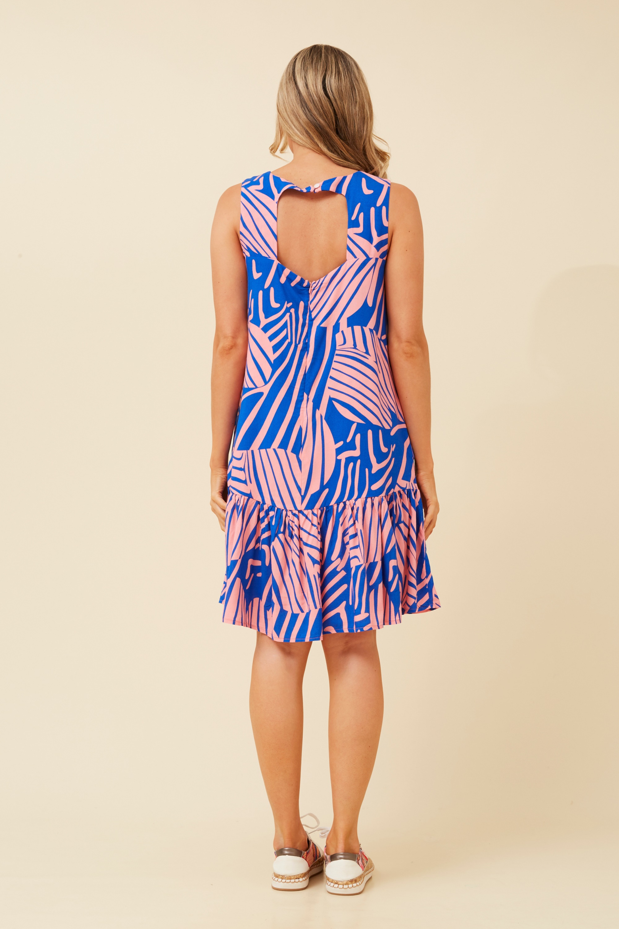 ROSABEL HEART PRINT SHORT DRESS