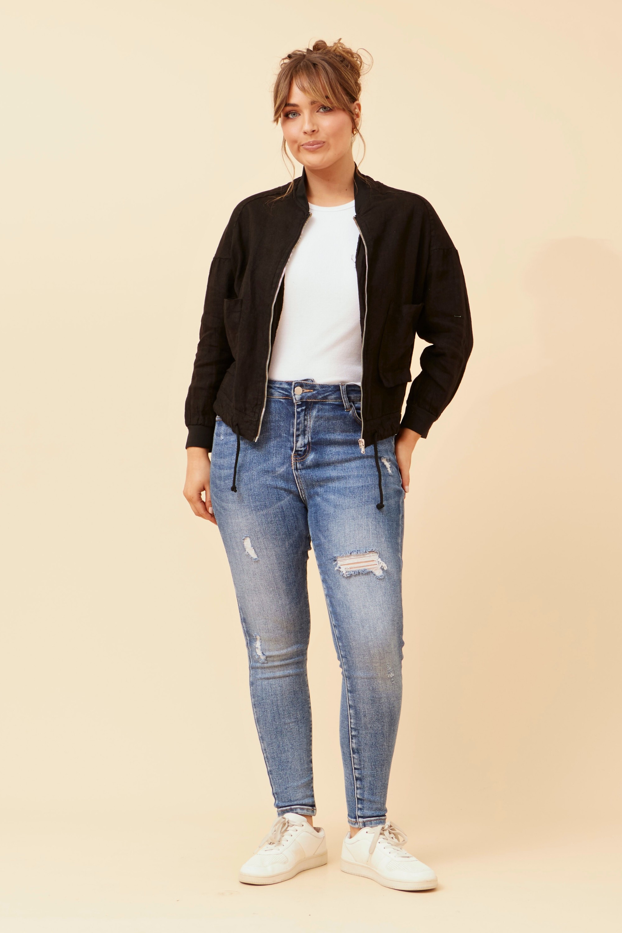 ROSALA LINEN JACKET