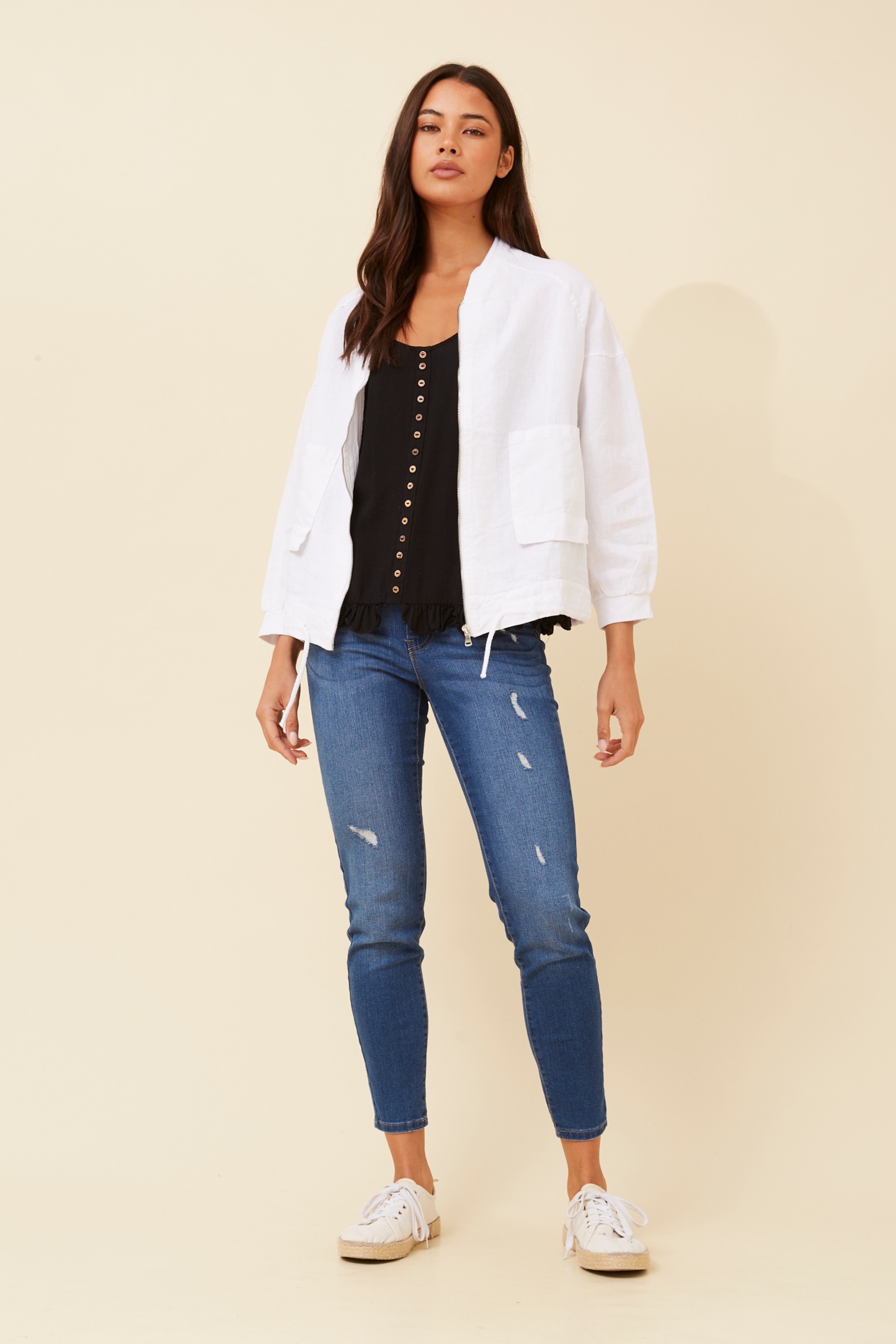ROSALA LINEN JACKET