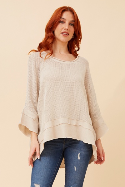 ROSAMUND RAW EDGE TOP