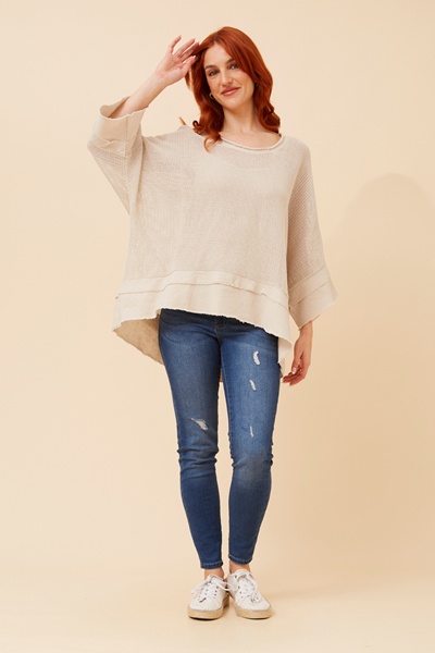 ROSAMUND RAW EDGE TOP