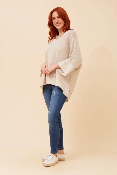 ROSAMUND RAW EDGE TOP
