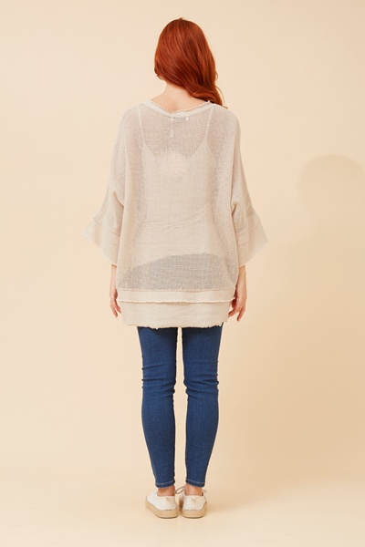 ROSAMUND RAW EDGE TOP