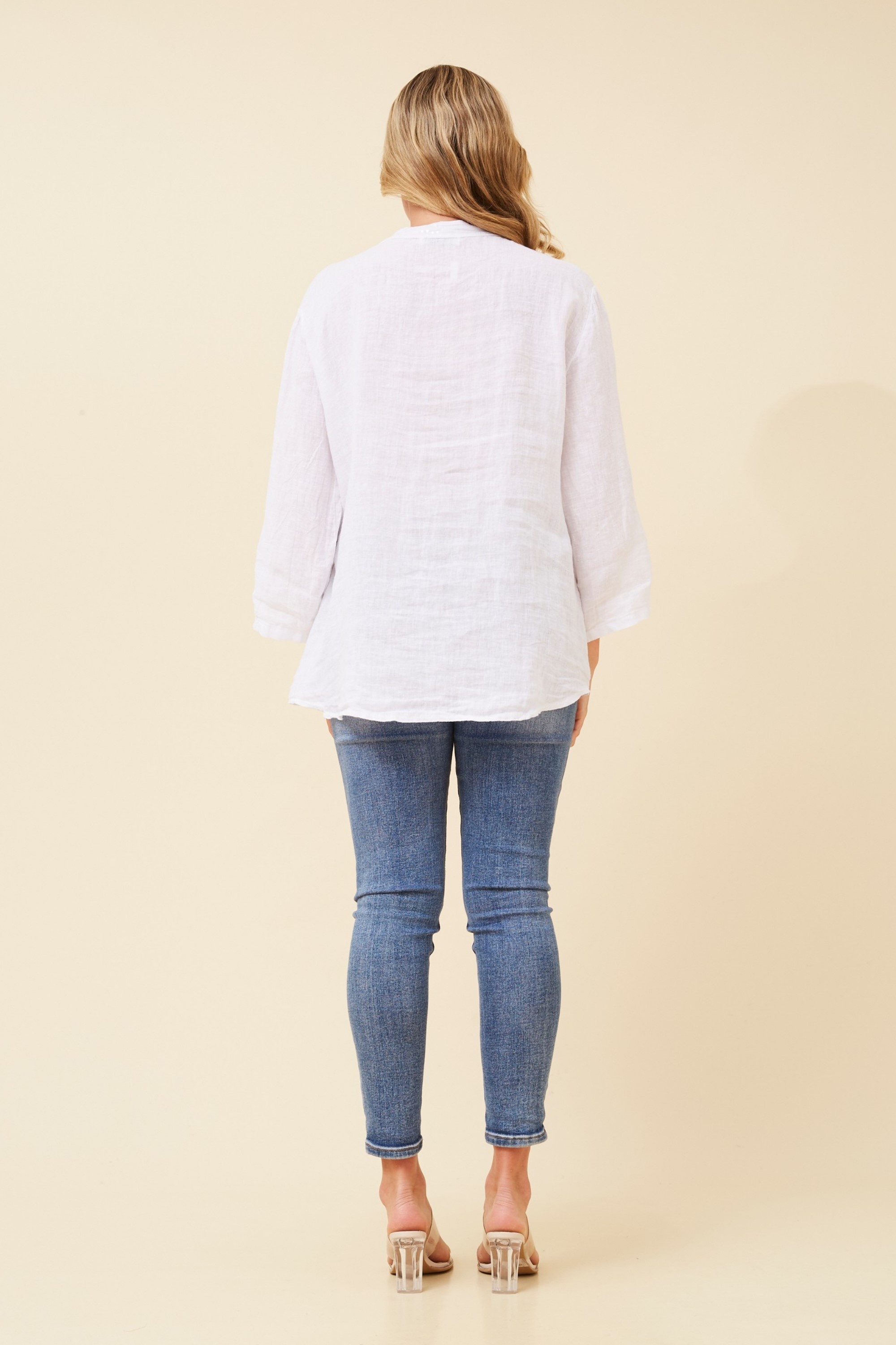 ROSEANNE SEQUIN LINEN SHIRT