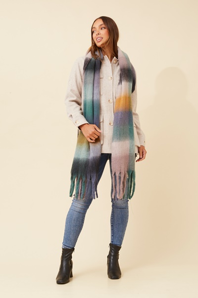 ROSELLA CHECKED SCARF