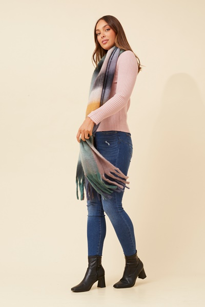 ROSELLA CHECKED SCARF