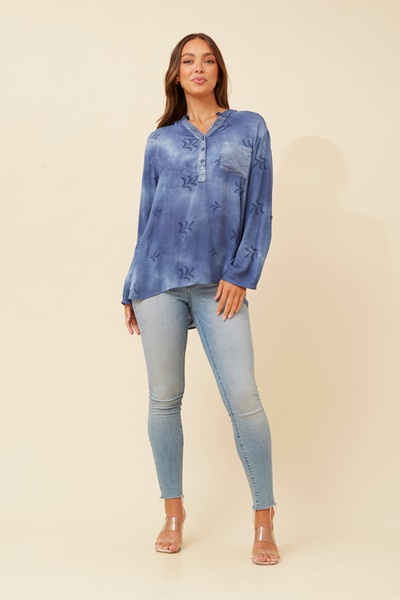 ROSETTA ABSTRACT PRINT TOP