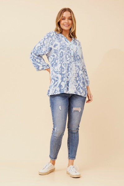 ROSETTA ABSTRACT PRINT TOP