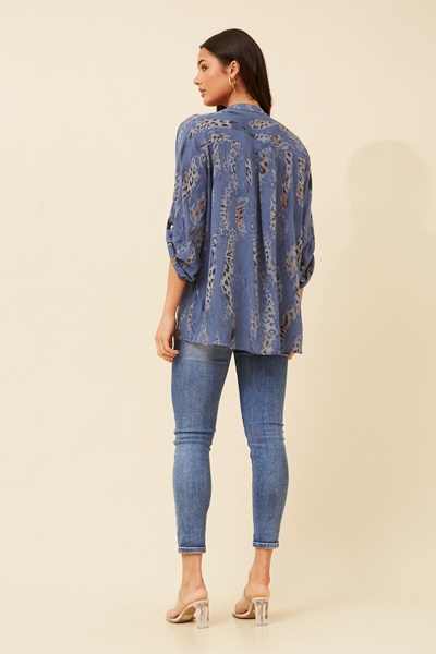 ROSETTA ANIMAL PRINT SHIRT