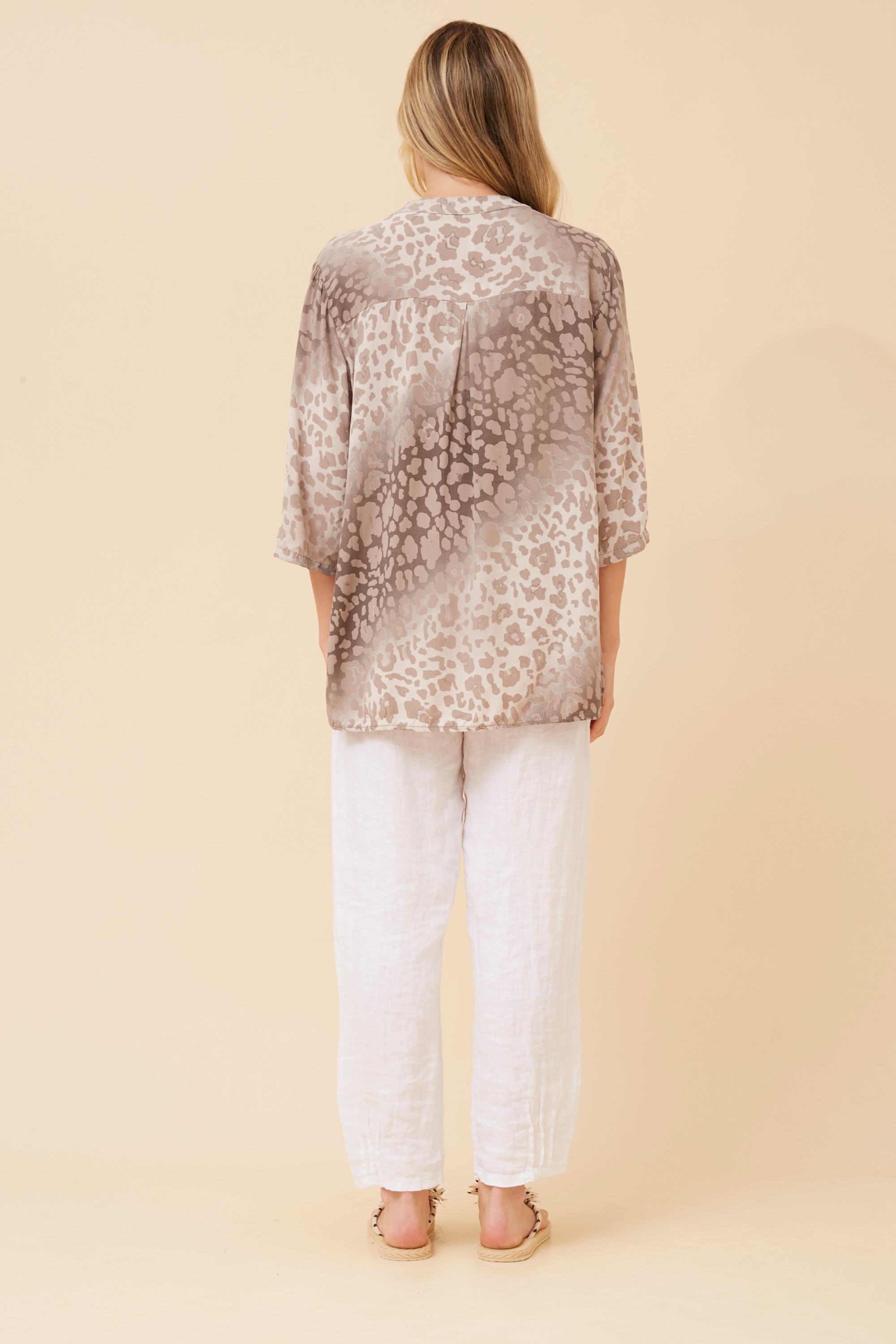 ROSETTA ANIMAL PRINT TOP