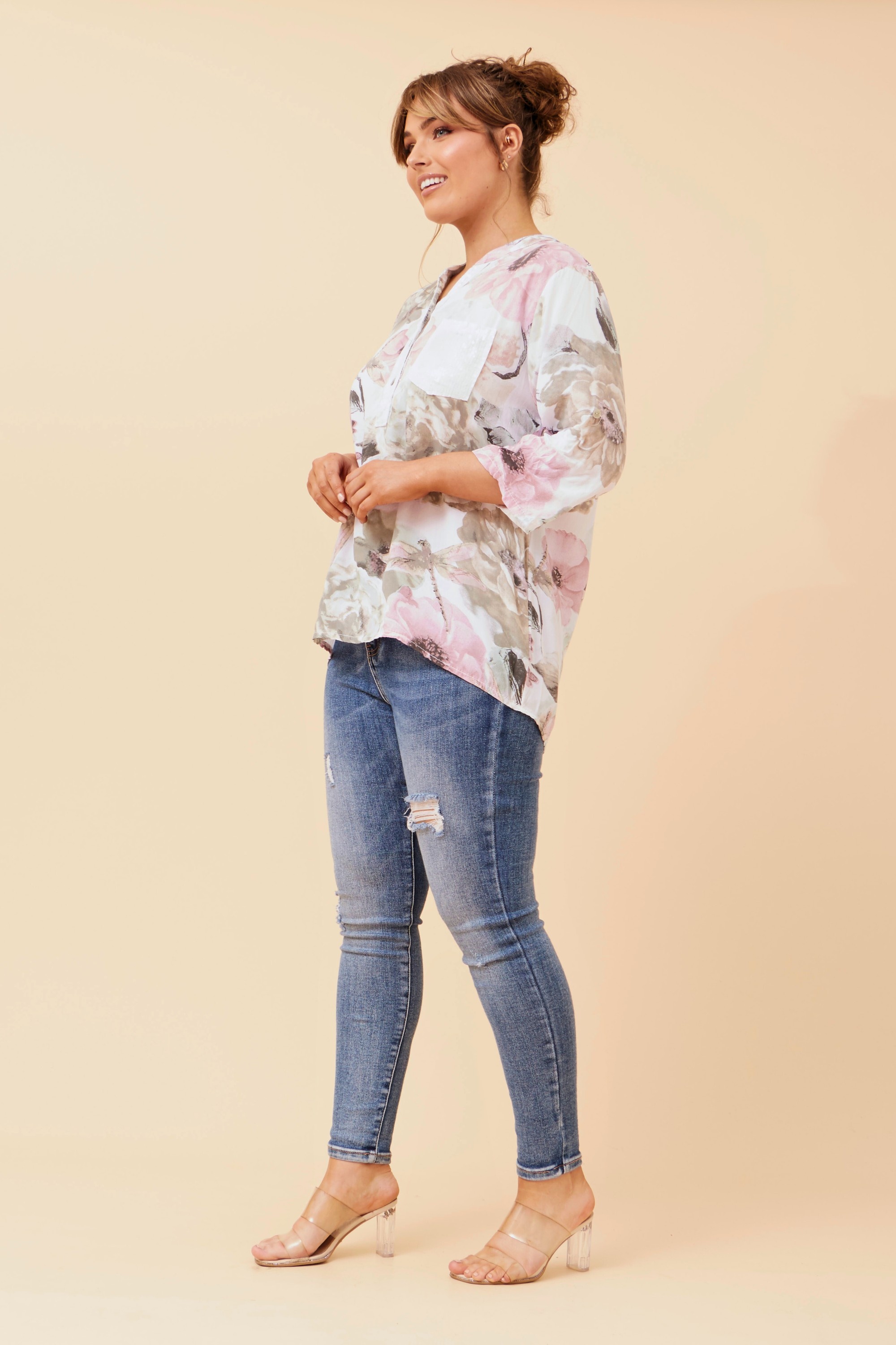 ROSETTA FLORAL PRINT TOP
