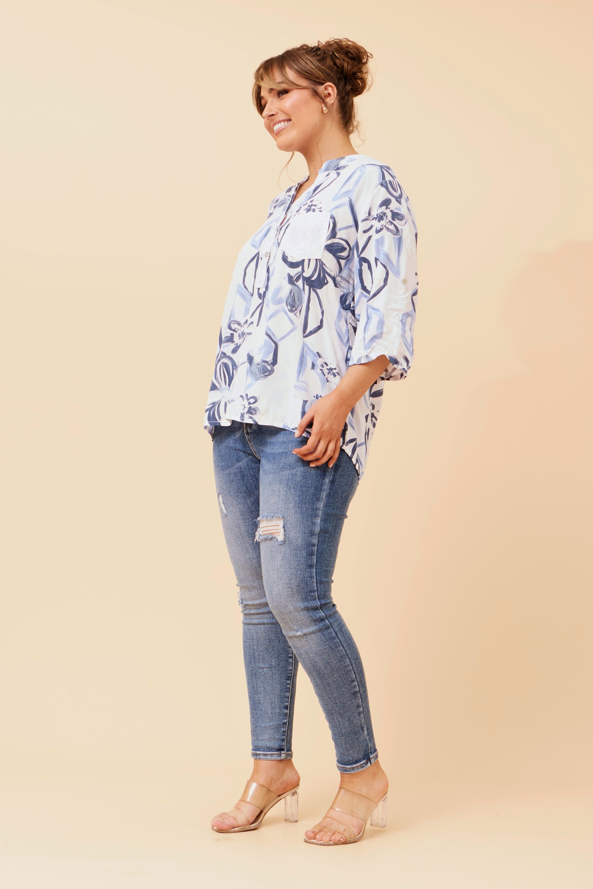 ROSETTA FLORAL PRINT TOP