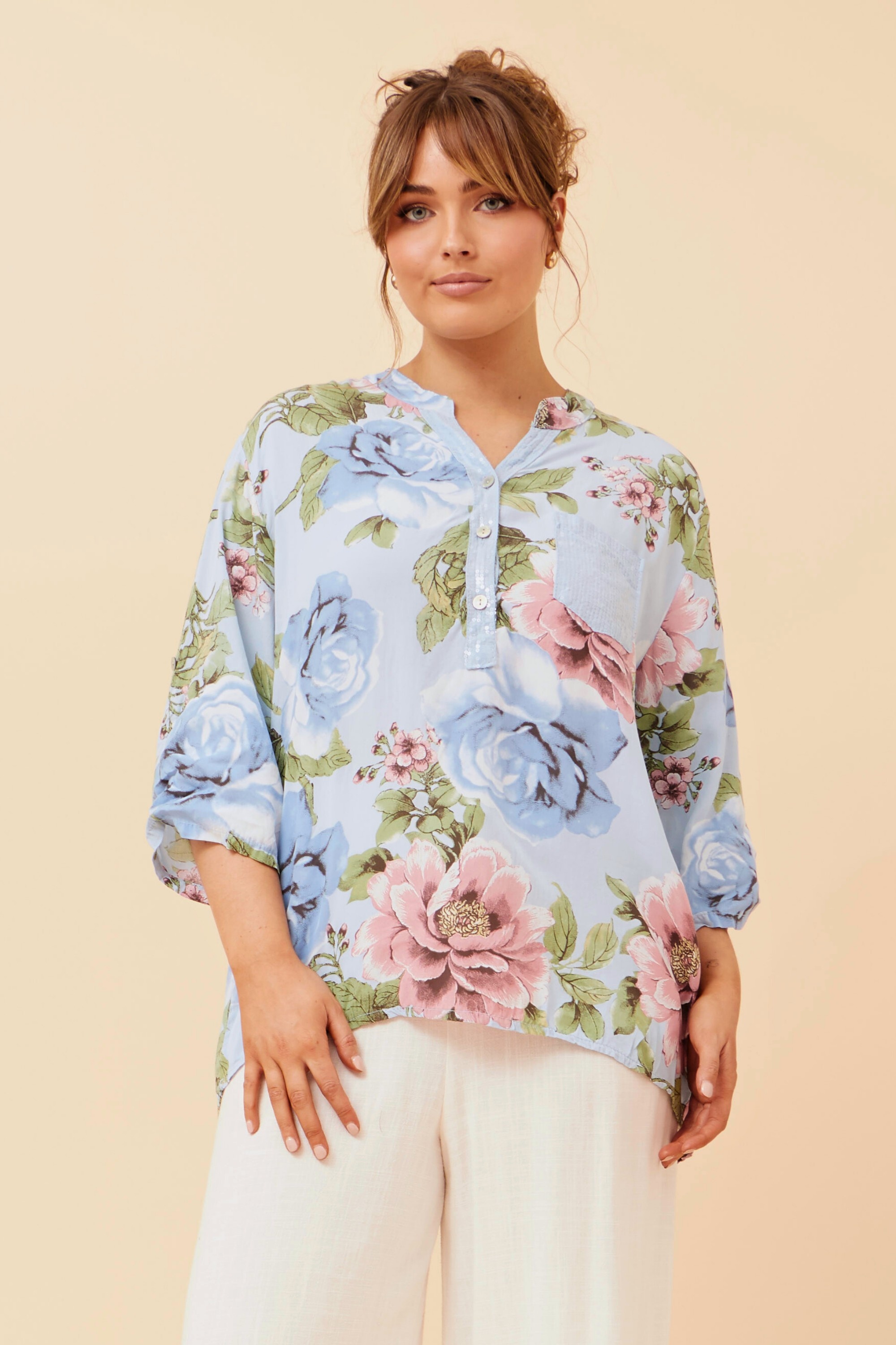 ROSETTA FLORAL PRINT TOP