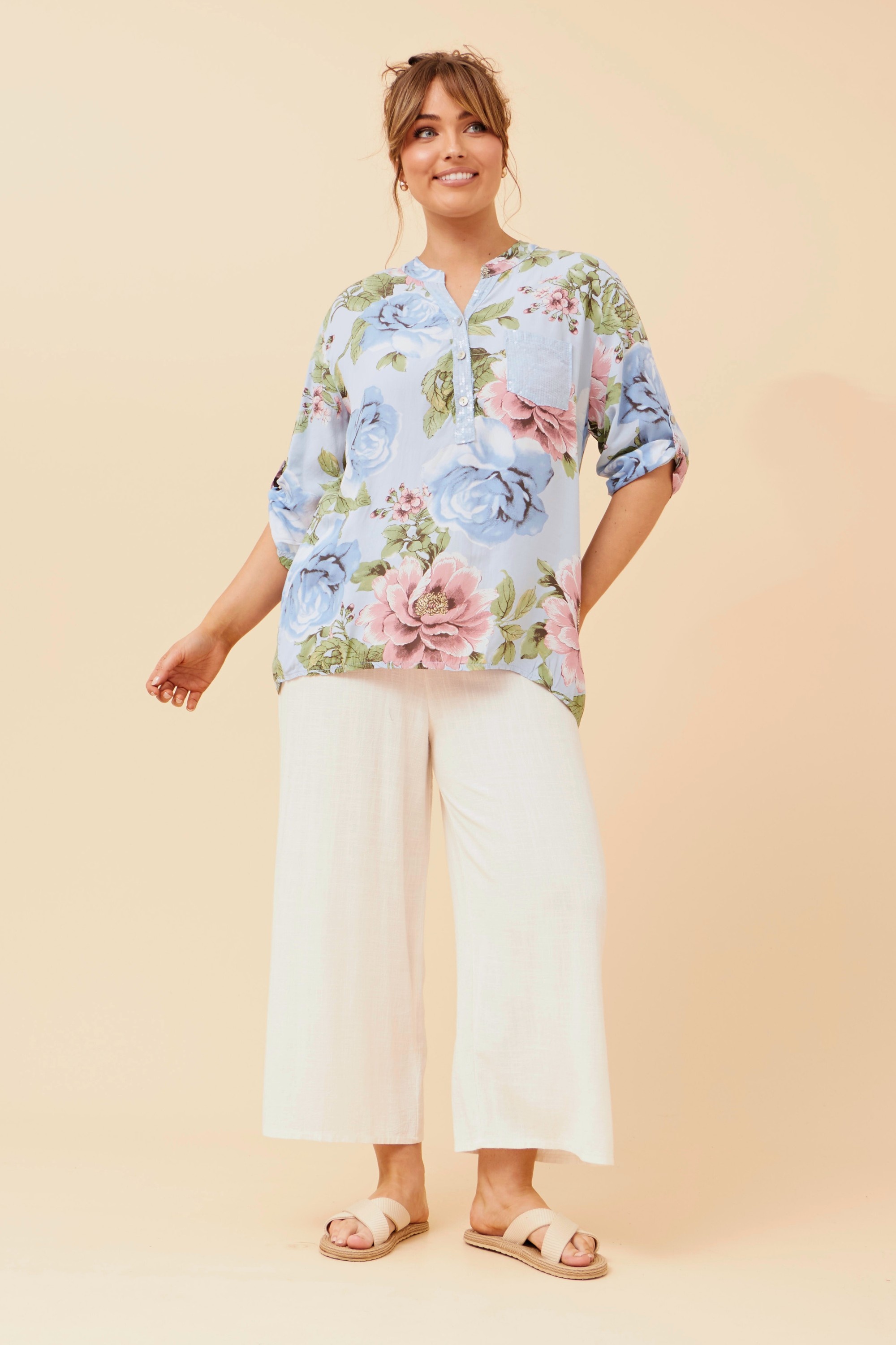 ROSETTA FLORAL PRINT TOP