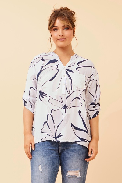 ROSETTA FLORAL PRINT TOP