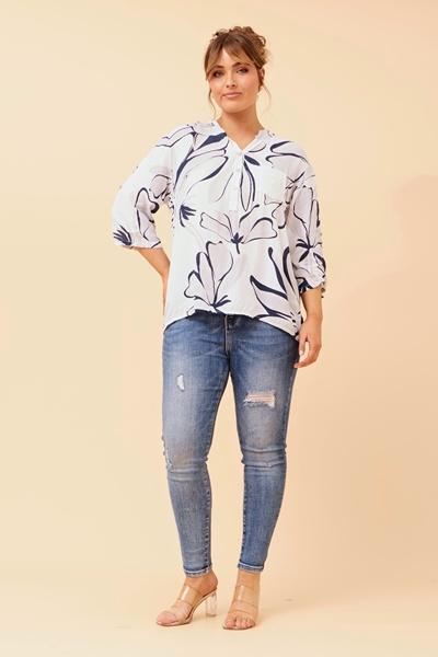ROSETTA FLORAL PRINT TOP