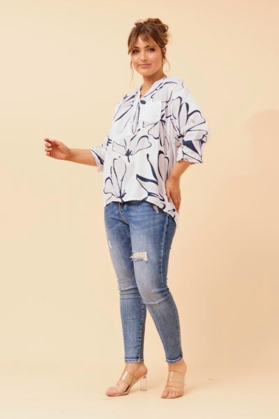 ROSETTA FLORAL PRINT TOP