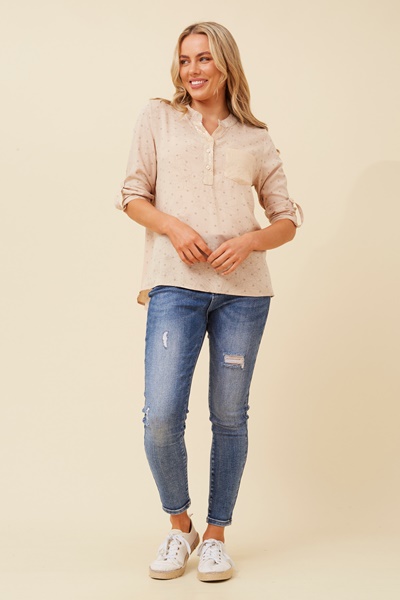 ROSETTA FLORAL PRINT TOP