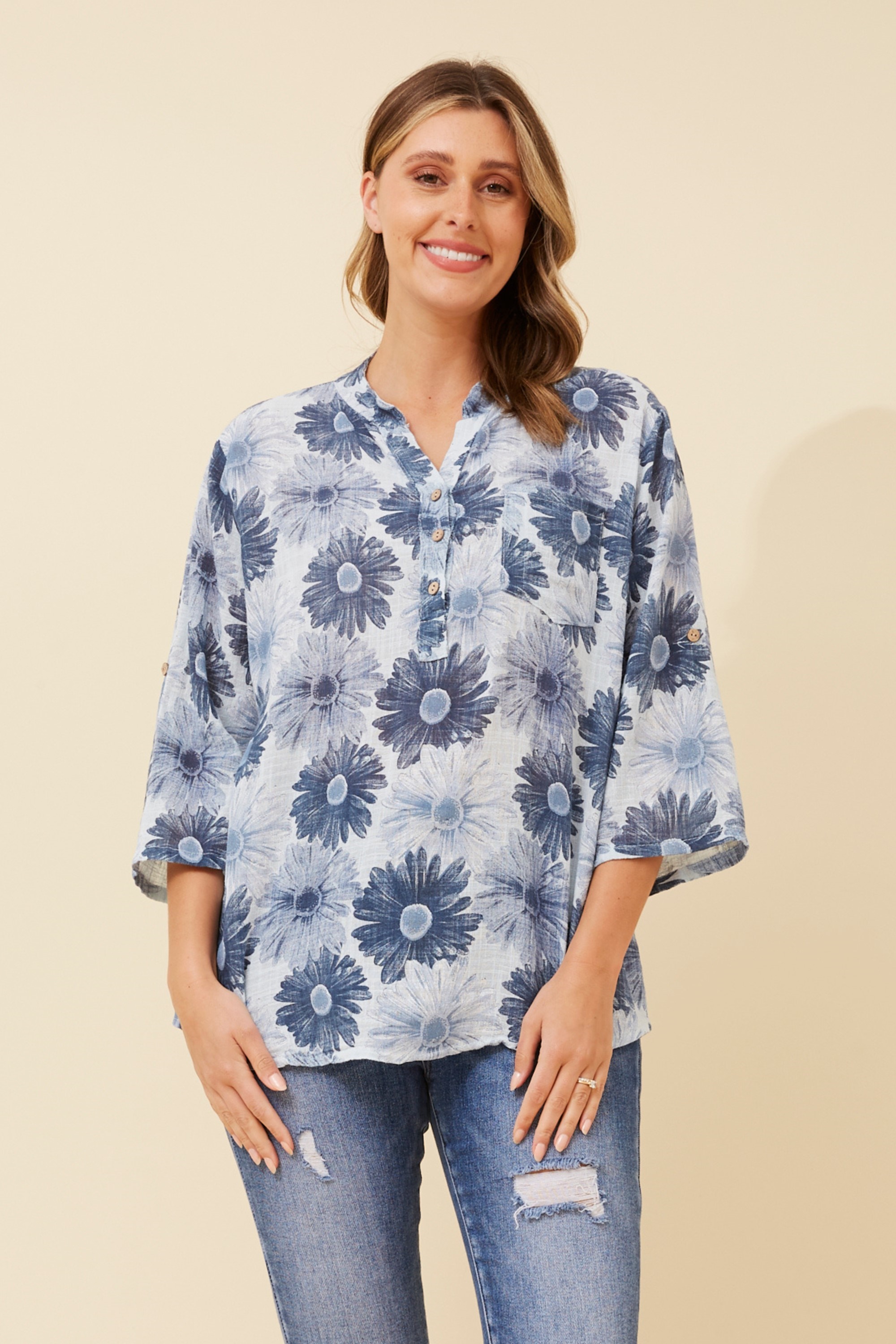 ROSETTA FLORAL TOP