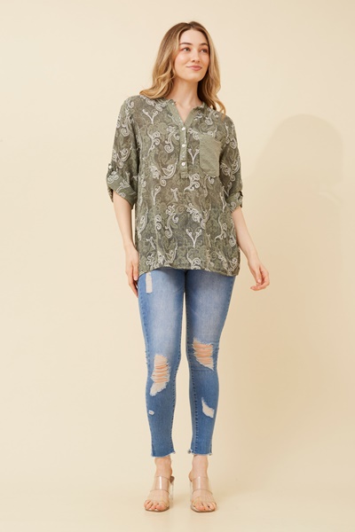 ROSETTA FLORAL TOP