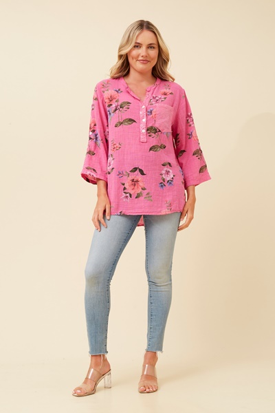 ROSETTA FLORAL TOP