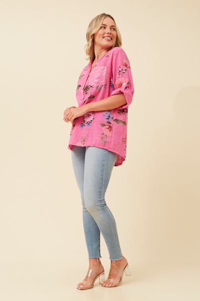ROSETTA FLORAL TOP