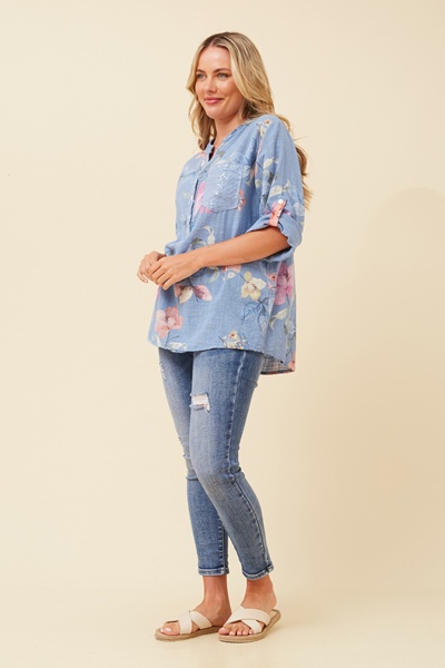 ROSETTA FLORAL TOP