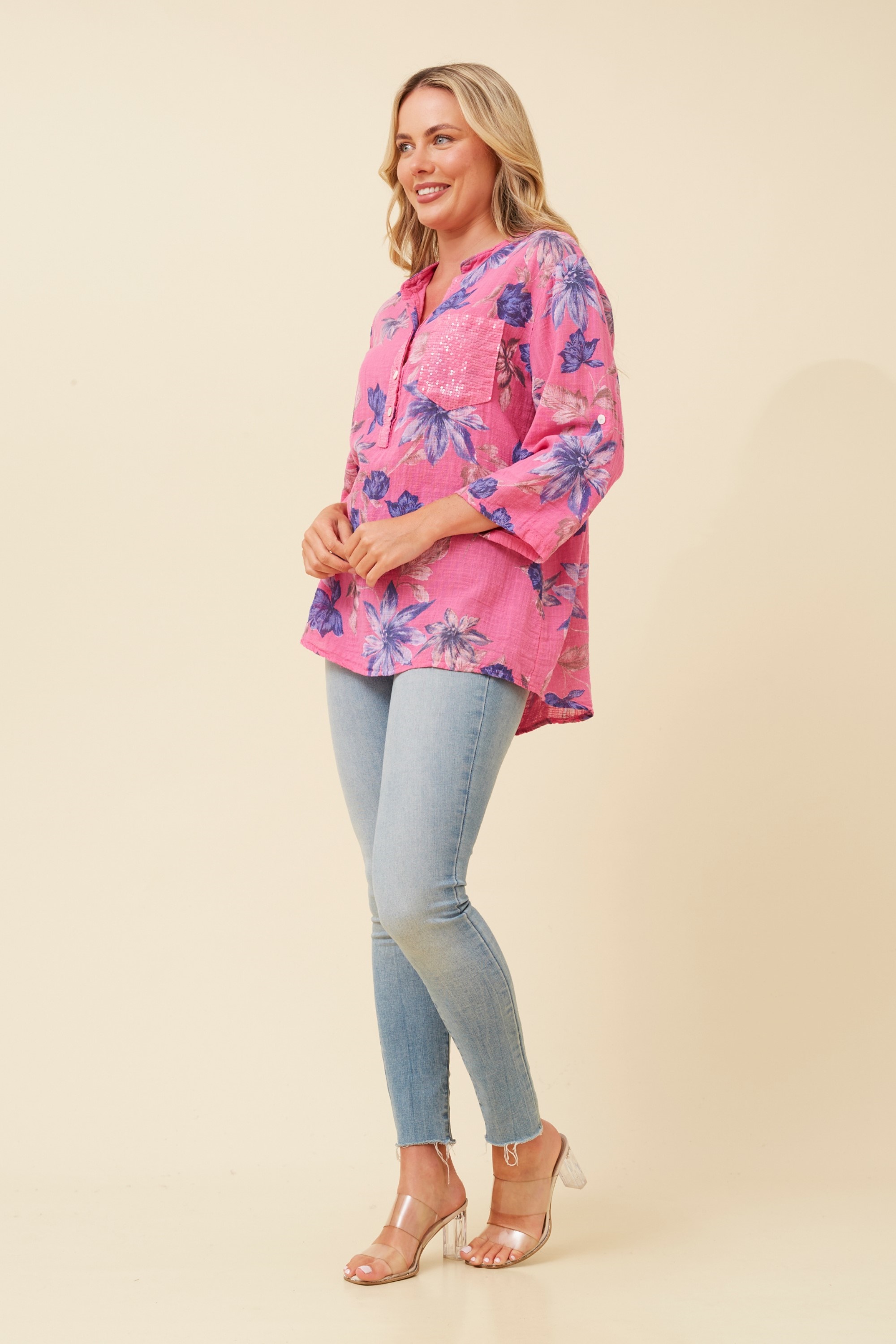 ROSETTA FLORAL TOP