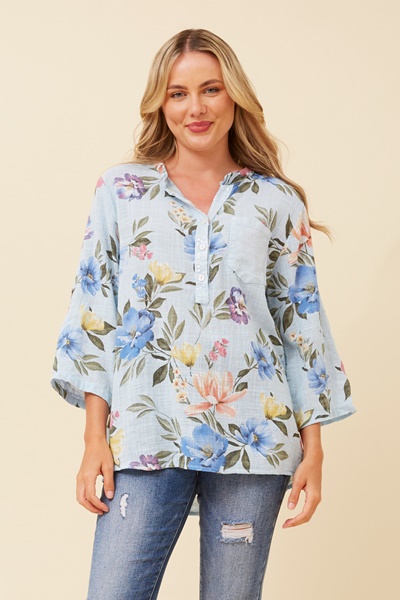 ROSETTA FLORAL TOP