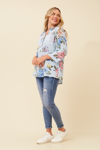 ROSETTA FLORAL TOP