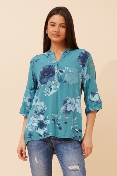ROSETTA FLORAL TOP