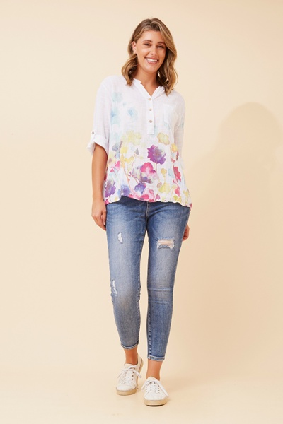 ROSETTA FLORAL TOP