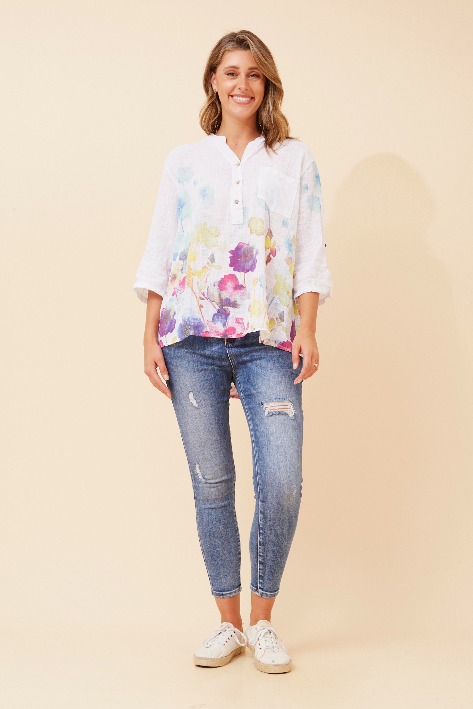ROSETTA FLORAL TOP